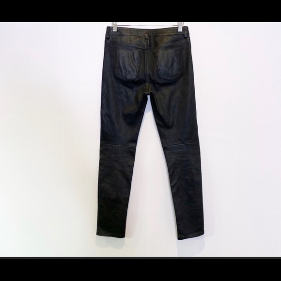 Acne Lambskin 100% Leather pants. - Picture 3 of 10